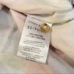 Lucky Brand Women’s XLarge  Crop Top Multicolor Plaid Blouse Tie Front Summer Photo 5