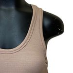 House of Harlow NEW Taupe Tan Rib Knit Tank Dress Size Small Photo 3