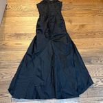 Angelina Faccenda Black Strapless Bridesmaid Dress Size 4 Photo 5
