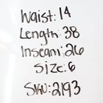 American Giant Black Ponte Slim Pant High Rise Size 6 Made In USA Photo 7