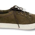 Liz Claiborne Warwick Green Suede Sneakers Size 8 Photo 0