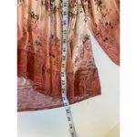 Penelope Rose Women's XL Flowy Top Pink Floral Ombre Cottagecore Blouse Babydoll Photo 8