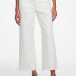 Madewell NWT Low-Slung Baggy Crop Jean In Pure White Size 23 Photo 1