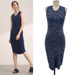 Aritzia Wilfred Free Bruni Midi Dress Heather Cornflower Blue Size XS Photo 1