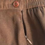 Elementz Maxi Skirt Large Faux Suede Flowy Boho Career Casual Event Flare Lined Photo 7