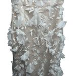 Elliatt NEW NWT  Kore 3D Floral Appliqué Mermaid Maxi Gown White & Beige Photo 5