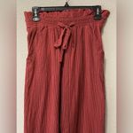 Sienna Sky Paper Bag Fall Pin Striped Pants With Bow! Photo 1