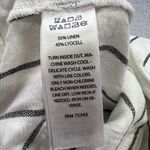 Joie  Stripe Womens Linen Blend Pants‎ Pull On Elastic High Waist Pockets Size XS Photo 3