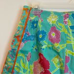 NWT Women’s S Gretchen Scott Shorty Shorts Floral Bird Butterflies Preppy Bright Blue Photo 2