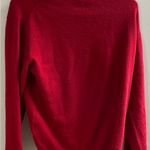 Lochmere Cashmere Sweater Red Turtleneck Roll Neck Medium Women’s Great Cond Photo 2