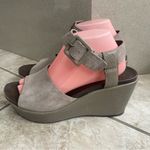 Kork-Ease ‎ Womens Wedge Sandals Size 10M Brown Tan Beige Suede Chunky Strap Photo 12