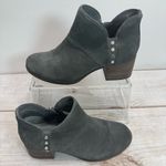 Koolaburra by Ugg Sofiya Gray Genuine Suede Heeled Ankle Boots with Silver Studs Photo 1