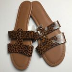 J.Crew Womens Animal Print Sandal Slide Sz 7 Photo 4