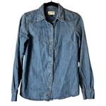 Universal Threads UNIVERSAL THREAD Western Denim Pearl Button Jean Shirt Size XS Photo 0