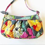 Vera Bradley Quilted Mini Crossbody Jazzy Blooms Tropical Floral Travel Cruise Photo 2