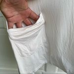 LOGO By Lori Goldstein LOGO Lori Goldstein Women’s Tunic Shirt Cream 3/4 Sleeve Asymmetrical Hem Large Photo 7