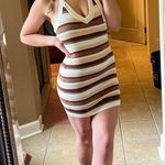 Princess Polly  Ciro Mini Dress Brown Photo 1