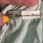 Here Comes the Sun NWT Portland One-Shoulder Maxi Dress Floral Mint, Small Photo 5