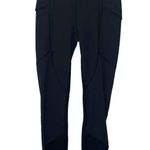 Lululemon Game Point Crop 23 Leggings Women’s Size 4 Black Pockets Drawcord Photo 3