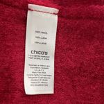 Chico's  Women’s Vest Tunic Sz 4 XXL 100% Wool Duster Photo 3