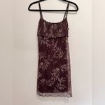 Necessary Objects  Cottage Core Brown Boho Sleeveless Mini Dress Sz S EUC Photo 1