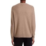 C by Bloomingdales NWT Sesame Grandmother Cashmere V Photo 5
