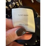 Pendleton Dress Women 6 Black Ivory Floral Print Fit And Flare Midi Preppy Boho Photo 10