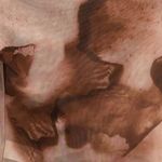 SheIn Sheer Body Suit Small Abstract Print Brown Travel Vacation Layering Maximalist Photo 2