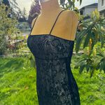 Vintage 90s Morgan and Co. By Linda Bernell Elegant Evening Sexy maxi dress M Blue Photo 9