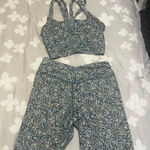 Sage  Collective Floral Activewear Set Photo 0
