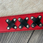 Paul Frank  red and black studded belt
New dead stock size small Photo 4