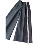 J. Crew Black Frankie Wide Leg pant in stretch twill Size 0 Black Photo 8