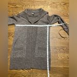 J.Crew  open front long cardigan. Taupe Brown. Size Small. Photo 6
