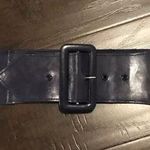 Alice + Olivia Wide Blue Waist Belt Photo 1
