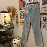 Playboy  Light Blue Boyfriend Jeans with Pink Logo Photo 7