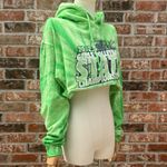 VTG Green tiedye softball 2012 cropped hoodie sweatshirt/ L /Excellent condition Size M Photo 2
