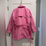 Ralph Lauren Lauren Pink Belted Trench Coat Jacket Sz XL Photo 1
