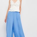 ZARA NWT  LACE TRIM TIE UP SATIN CAMISOLE TOP BLOGGERS FAV WHITE LARGE Photo 1