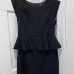 MM Couture Short Black Peplum Dress (LBD) Photo 0
