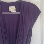 Maeve Anthropologie Noronha Purple Cap Sleeve Wrap Dress Size Small Photo 5