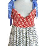 Free People Bluebell Maxi Dress Cherry Combo Medium NWT Picnic Prairie Bohemian Photo 8