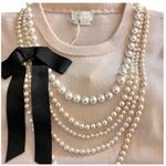 Kate Spade Maxine Pink Blush Pearl Sweater Photo 5