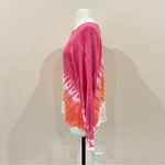 Design 365 Pink and Orange Tie Dye Sweater Size Large Photo 6