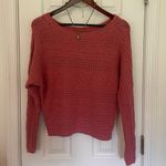 Abercrombie & Fitch A&F Pink Scoop Neck Dolman Sleeve Knit Pullover Photo 1