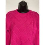 Gap  Cable Knit Hot Pink Sweater Photo 1