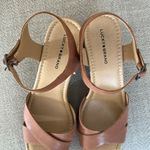 Lucky Brand Worn 1 x!!  Leather Heeled Sandals Photo 2