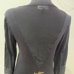Sam Edelman Mesh Black Long Sleeve Top Photo 3