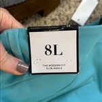 White House | Black Market Modern Fit Slim Ankle Comfort Stretch Blue Pants Photo 4