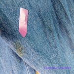 Vintage Luna Pier *stained" long sleeve jean shirt Independence Day, size M Blue Size M Photo 11