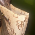 Dooney & Bourke Authentic  Tassle “DB” Signature Canvas Tote (Vintage) Photo 9